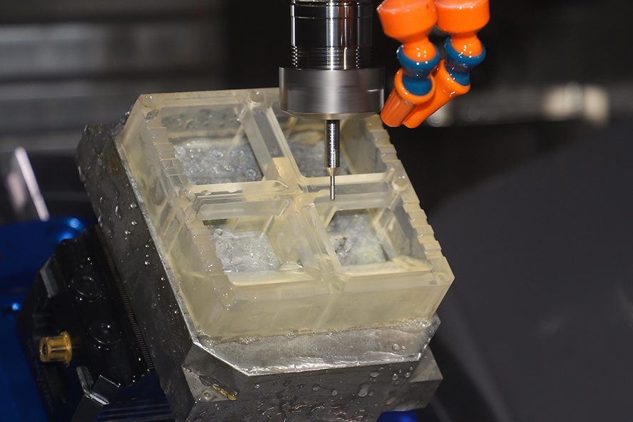 Machining of glass materials